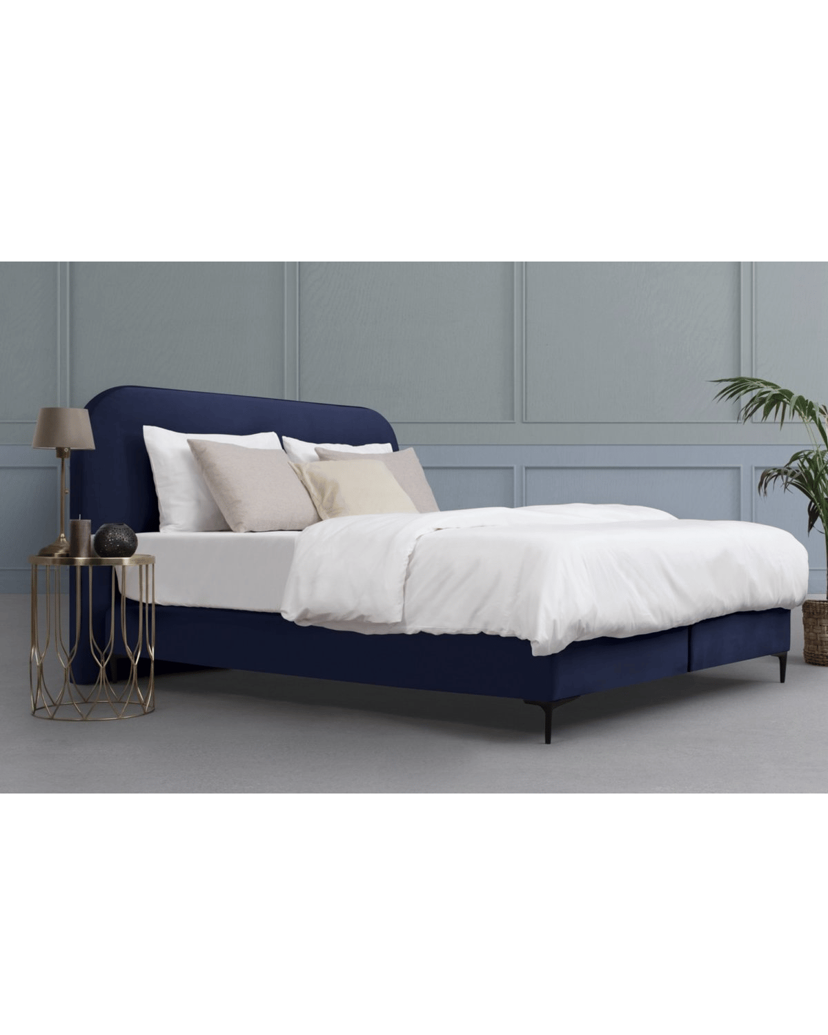 Boxspring velvet 180x210